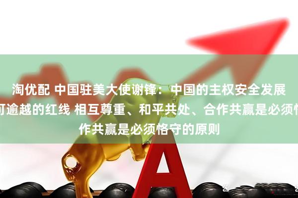 淘优配 中国驻美大使谢锋：中国的主权安全发展利益是不可逾越的红线 相互尊重、和平共处、合作共赢是必须恪守的原则